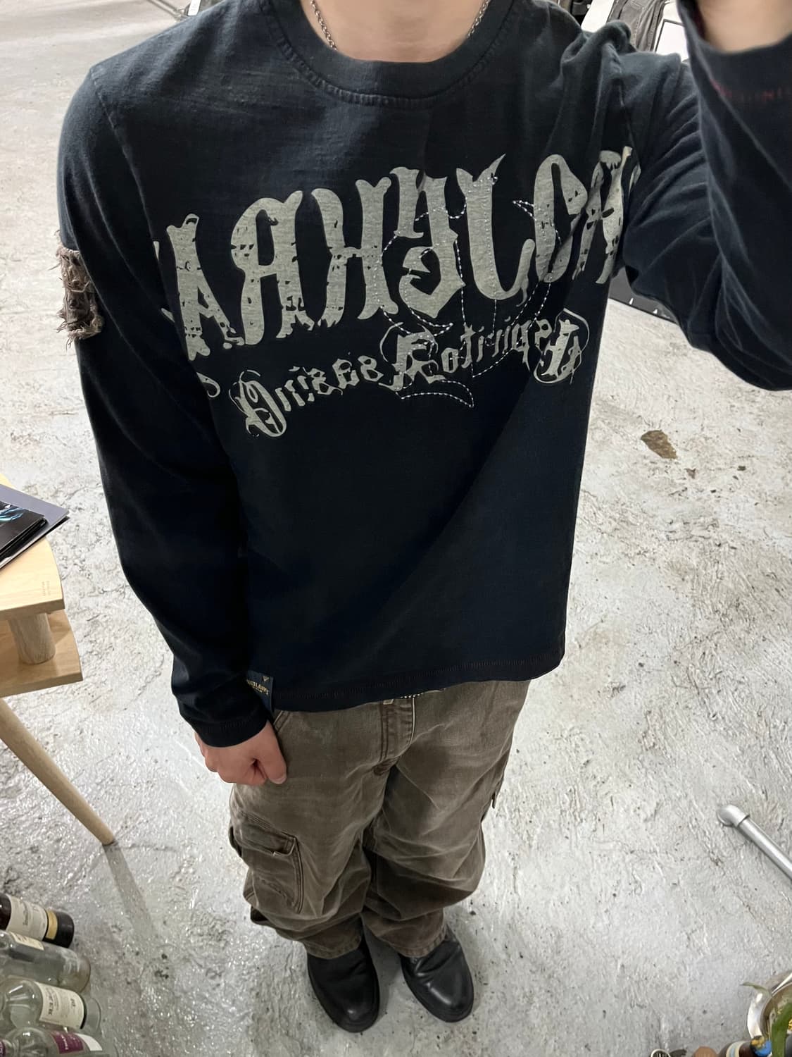 Projek Raw grunge long tee 상품이미지4