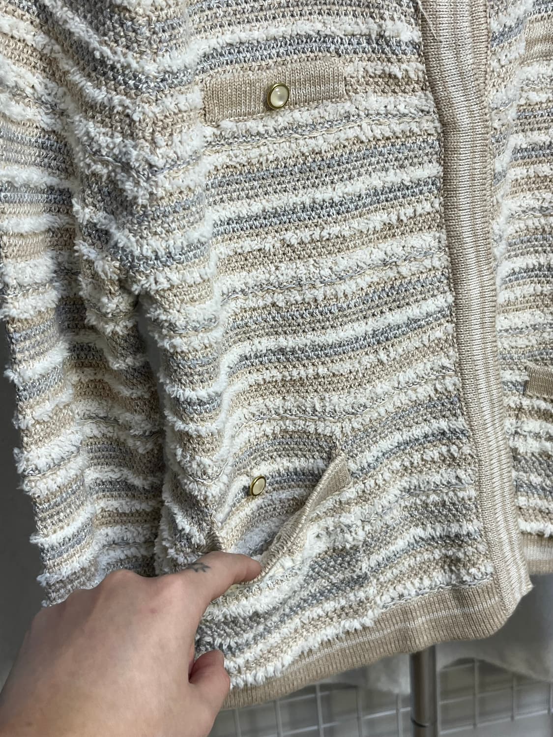 tweed‘st mix cardigan 상품이미지5