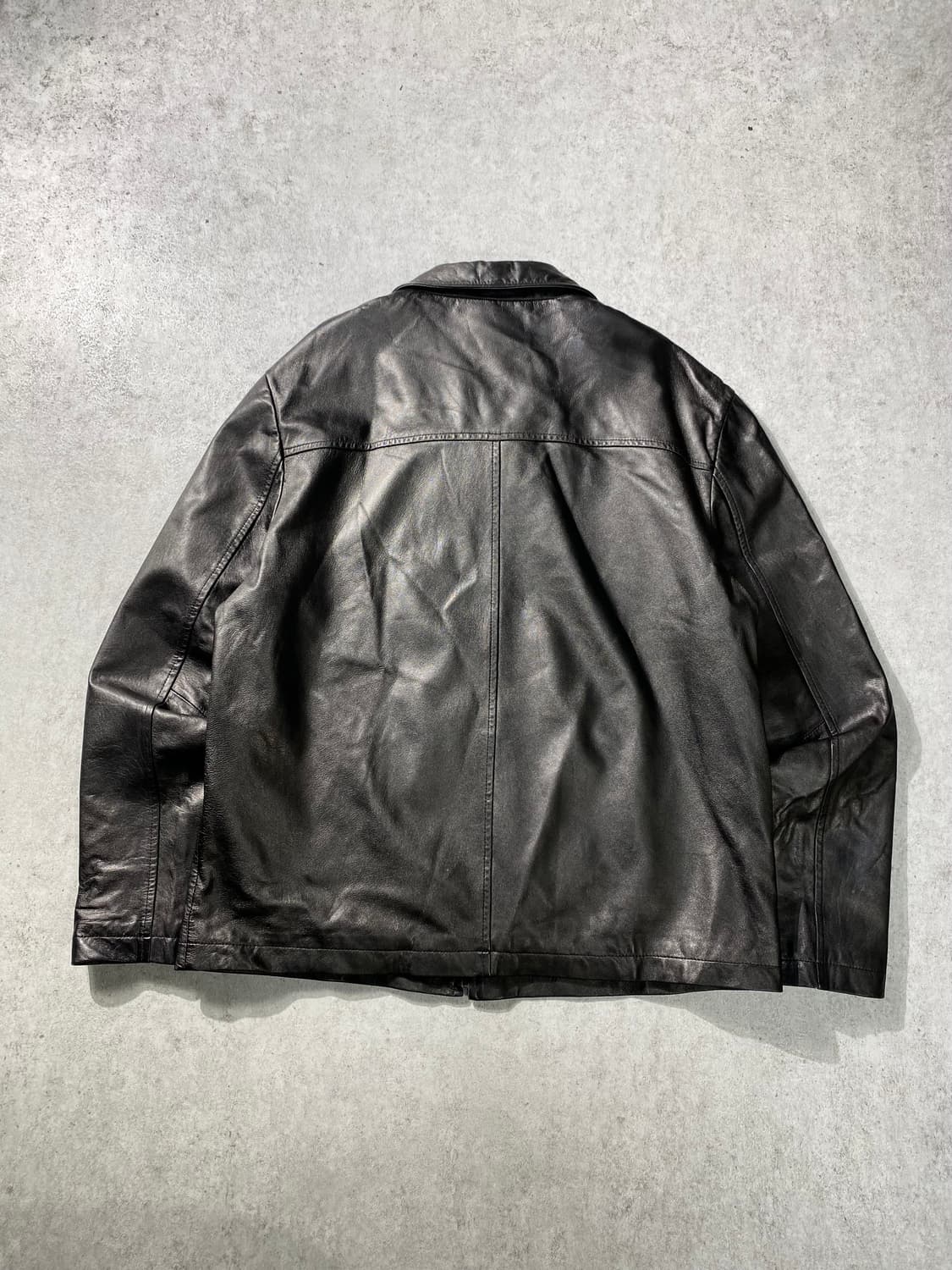 [105] 90s Lee 양가죽 싱글 레더 자켓 상품이미지5