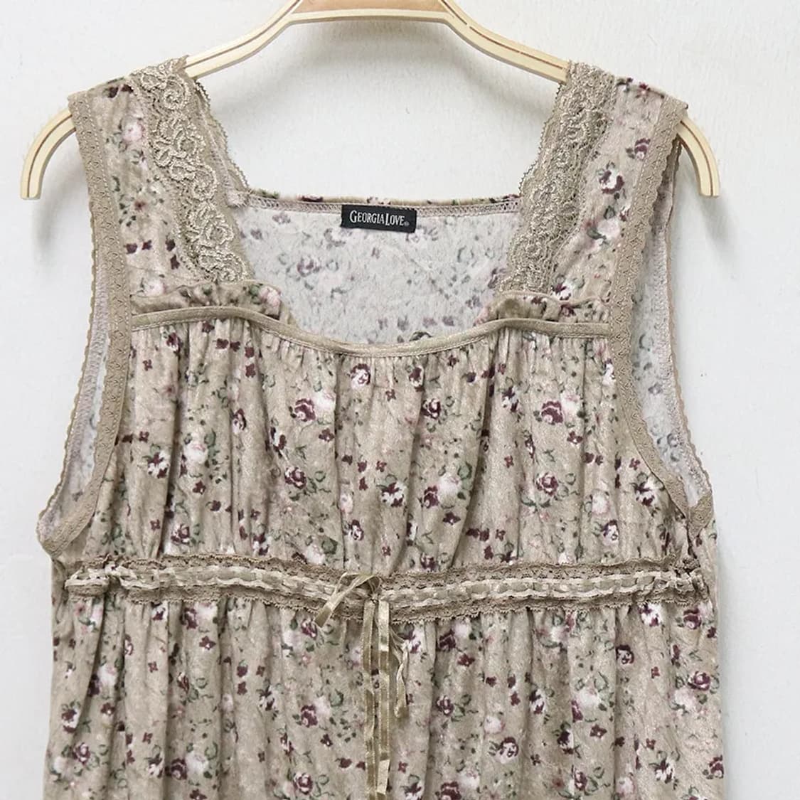 GEORGIA LOVE 플라워 레이스 모리걸 슬리브리스 60776 상품이미지3