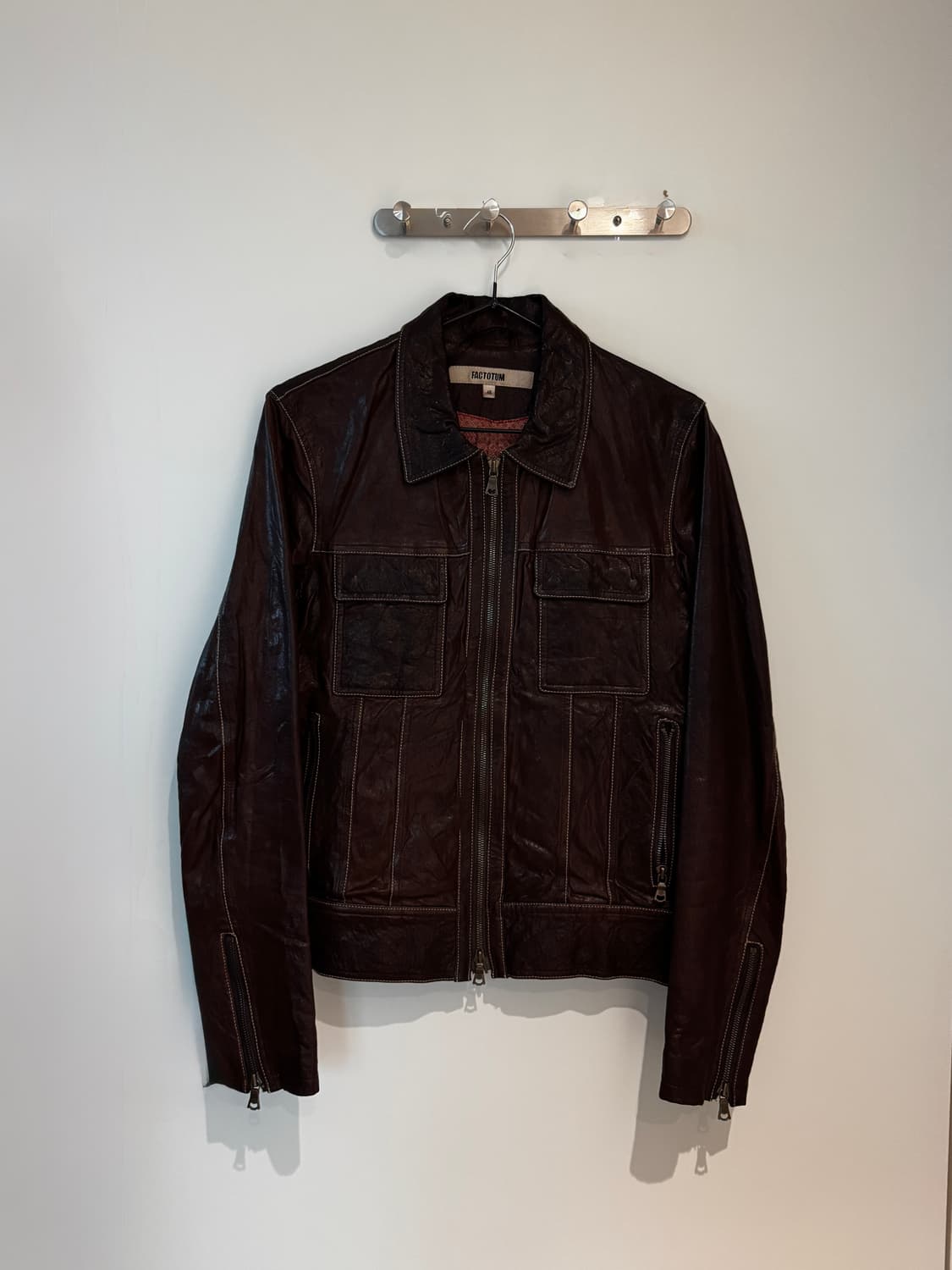 Factotum leather jacket 상품이미지2