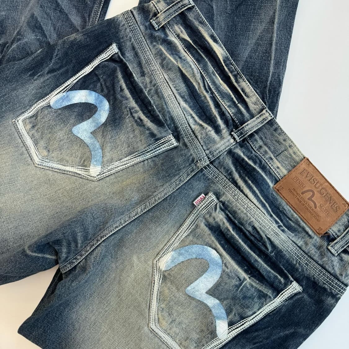 Evisu  에비수 스톤 워시드 데님팬츠 상품이미지1