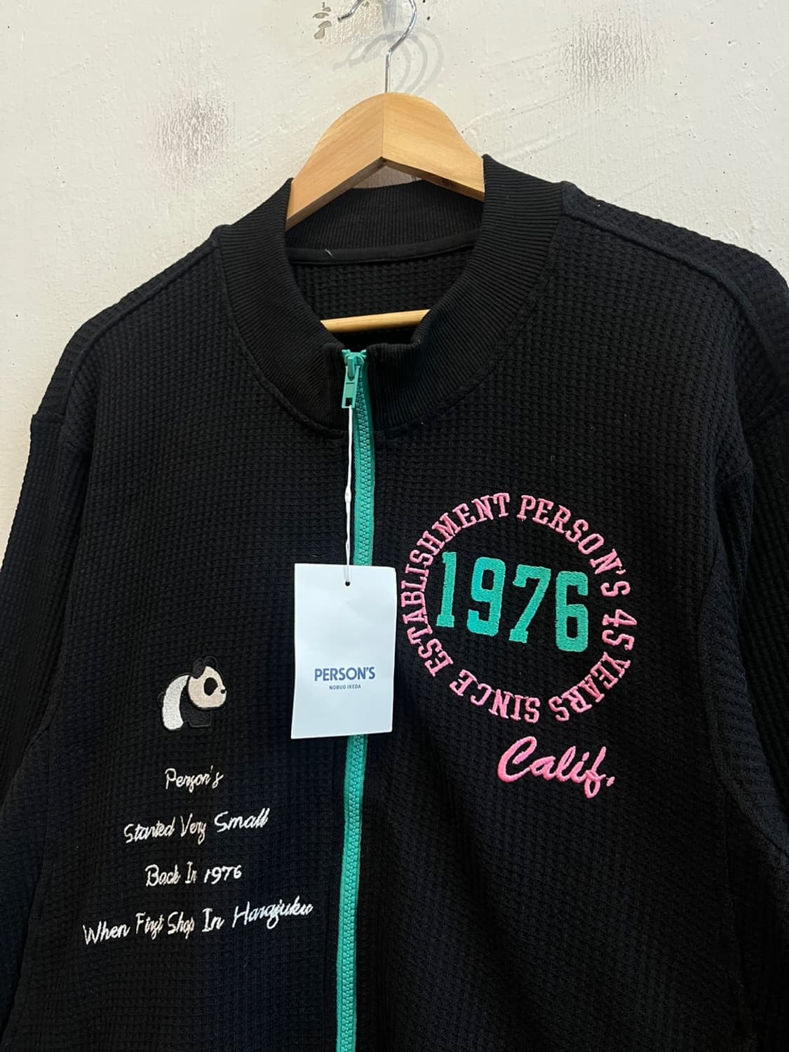 PERSONS 퍼슨스 와플 집업 자켓 미사용품 상품이미지3