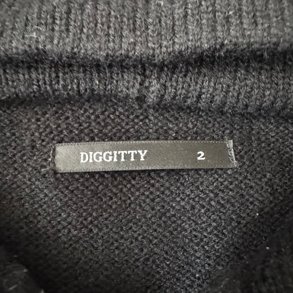 DIGGITTY 일본빈티지 y2k 니트 후드집업 y2k집업 y2k후드집업 상품이미지4