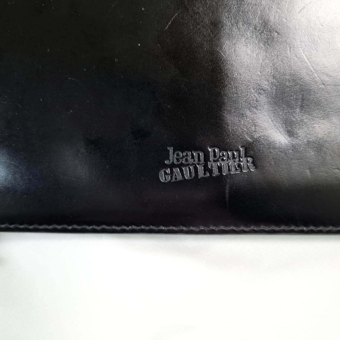 장폴고티에 레더 로고 지갑 상품이미지1