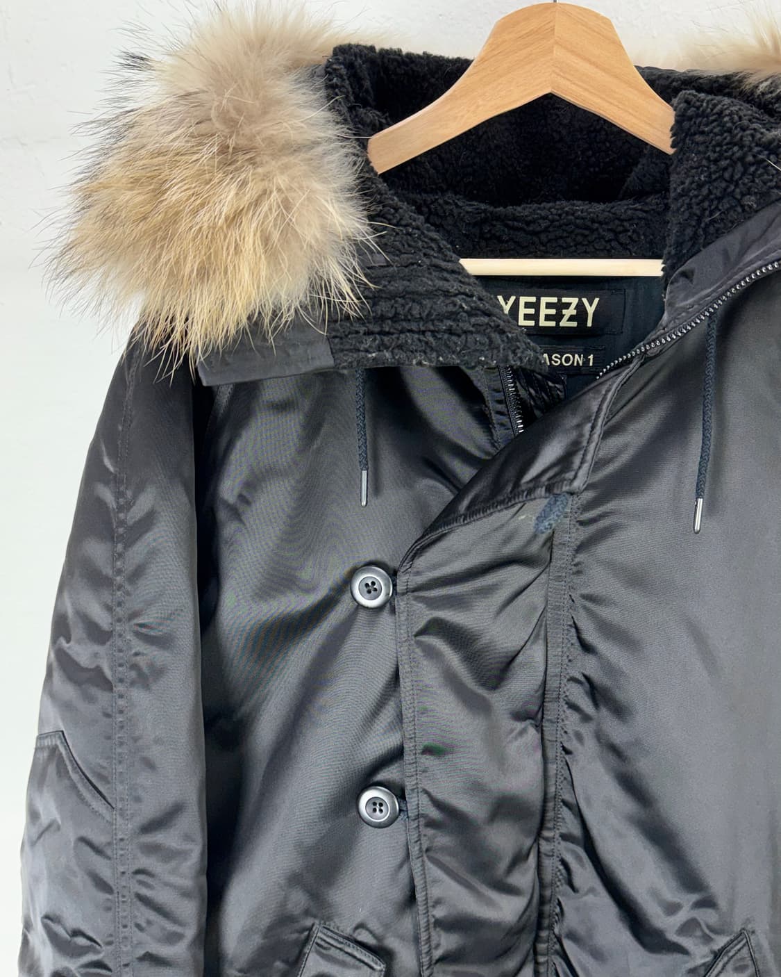 이지시즌 1 컬렉션 트리밍 롱 하이넥 파카 상품이미지3