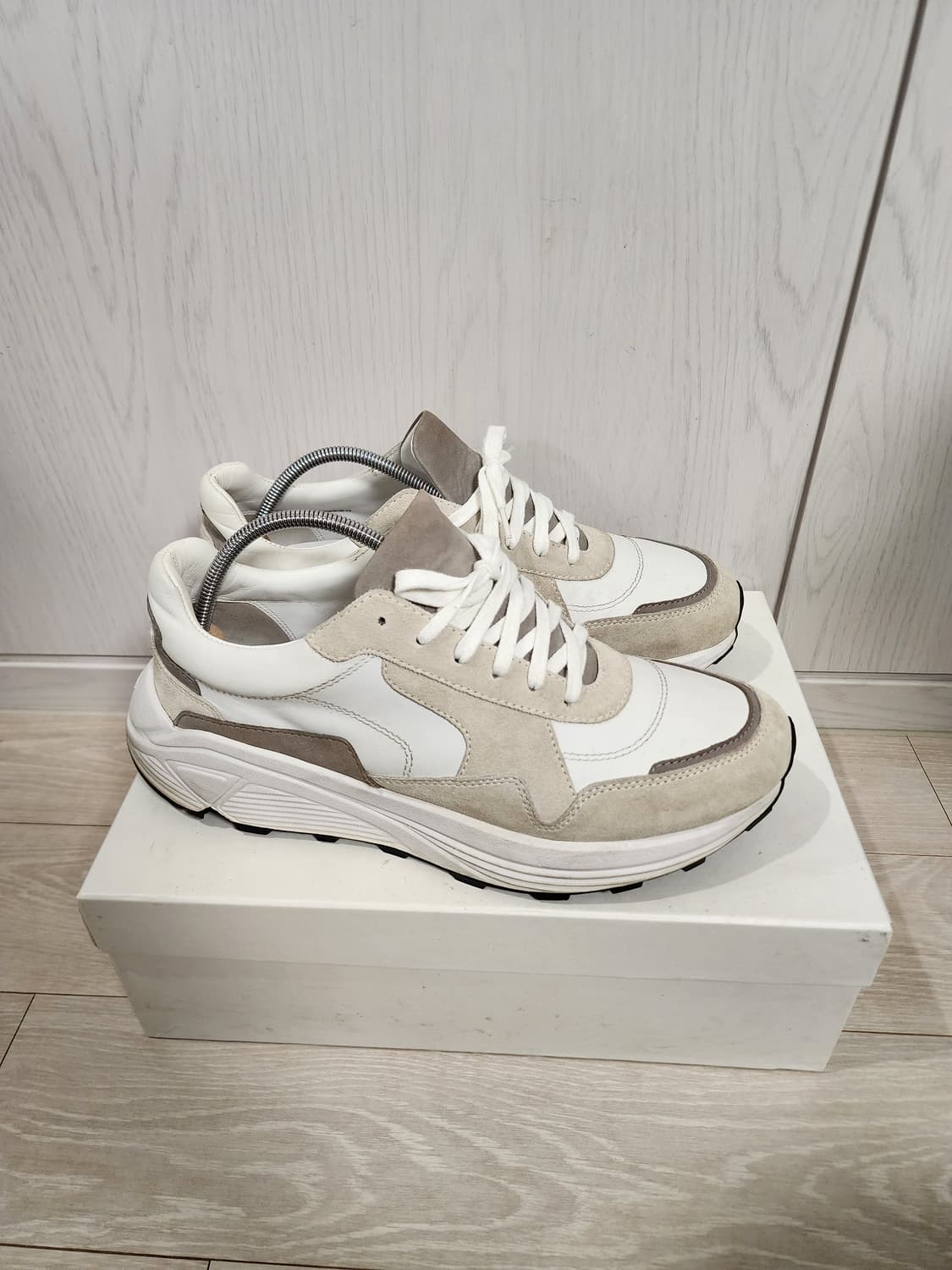 Vince 빈스 EASTSIDE 이스트사이드 화이트 레더 스니커즈 상품이미지1