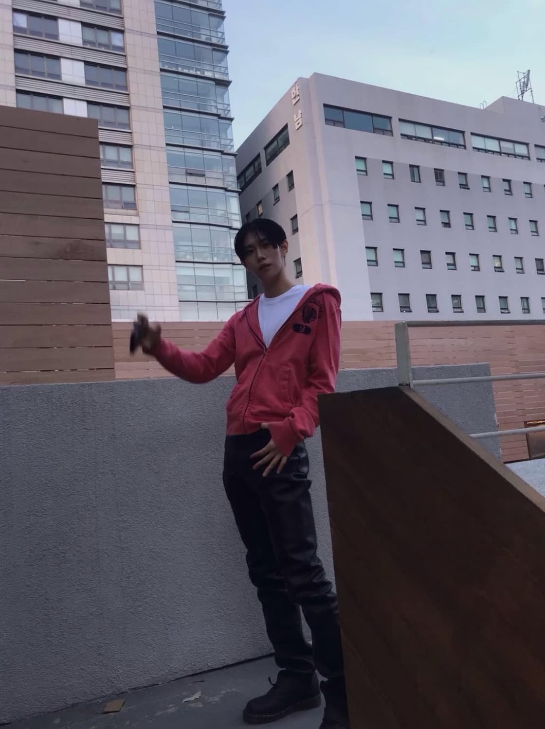 Abecrombie y2k pink hood zip up 상품이미지1