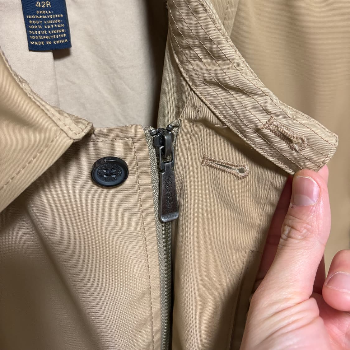 (민트급) 브룩스브라더스 346 싱글 맥코트 / 베이지, 42R 상품이미지9