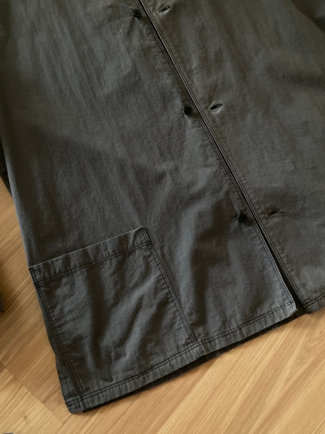 THE HINOKI 더 히노키 스탠드 차이나 밴드 만다린 카라 셔츠 자켓 상품이미지4