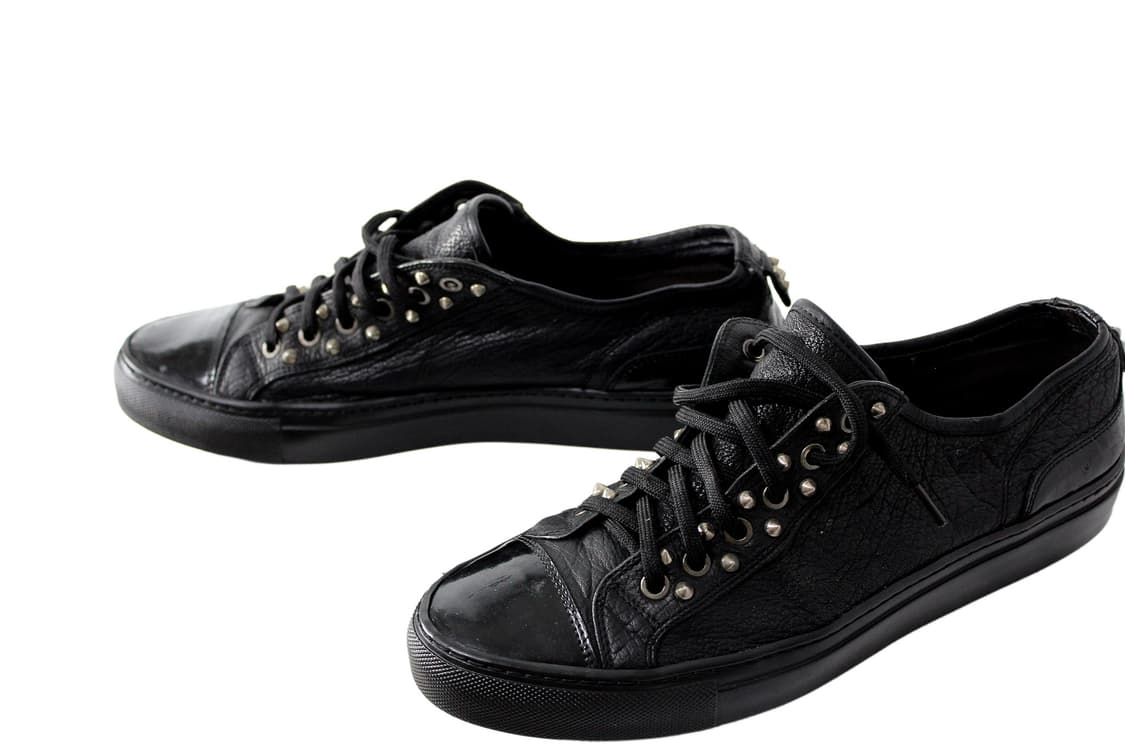 Neil Barrett Leather Stud Sneakers 상품이미지2