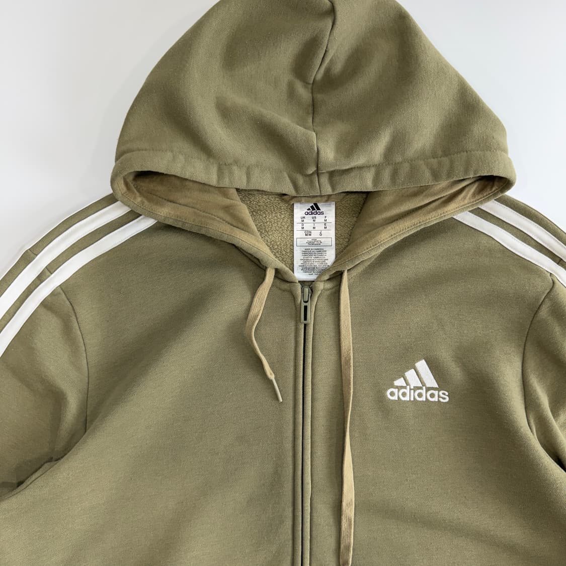 Adidas 아디다스 카키베이지 후드집업  상품이미지4