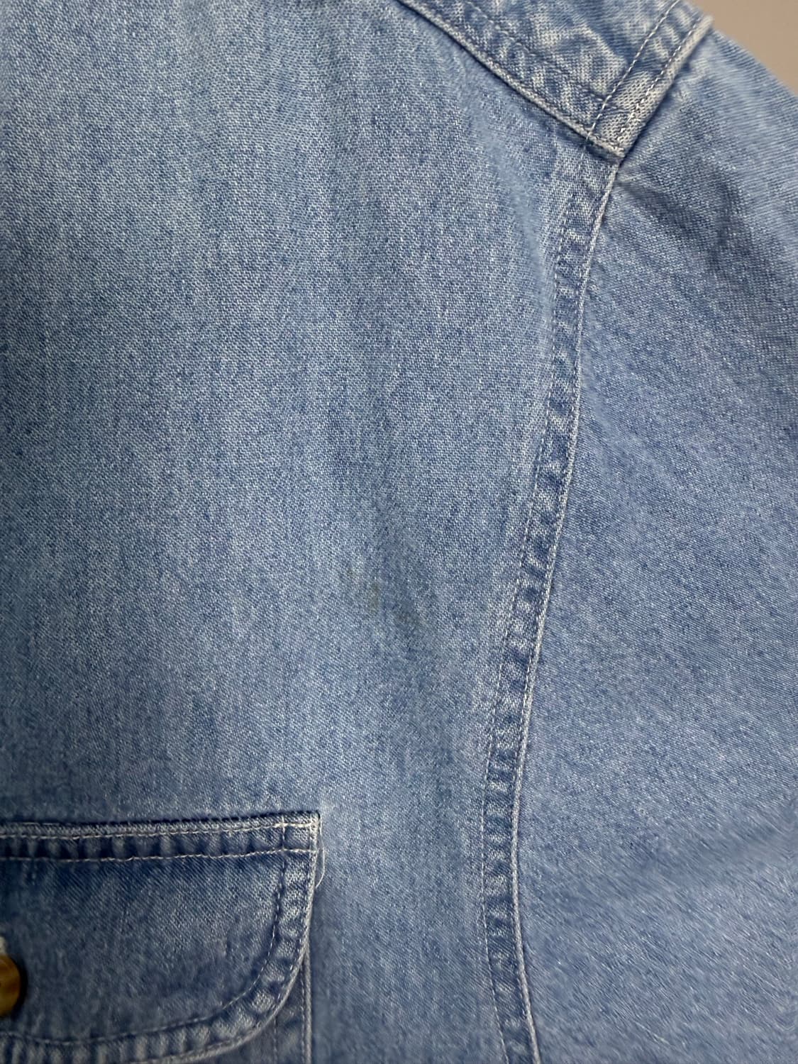 칼하트 투포켓 데님 반팔 셔츠 H2974 상품이미지6
