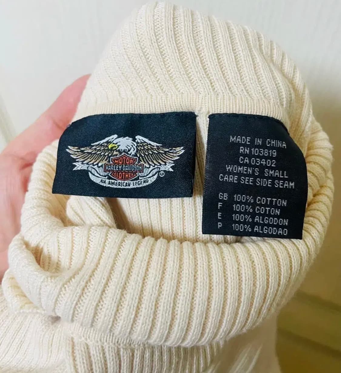 할리데이비슨 목폴라 니트 상품이미지1