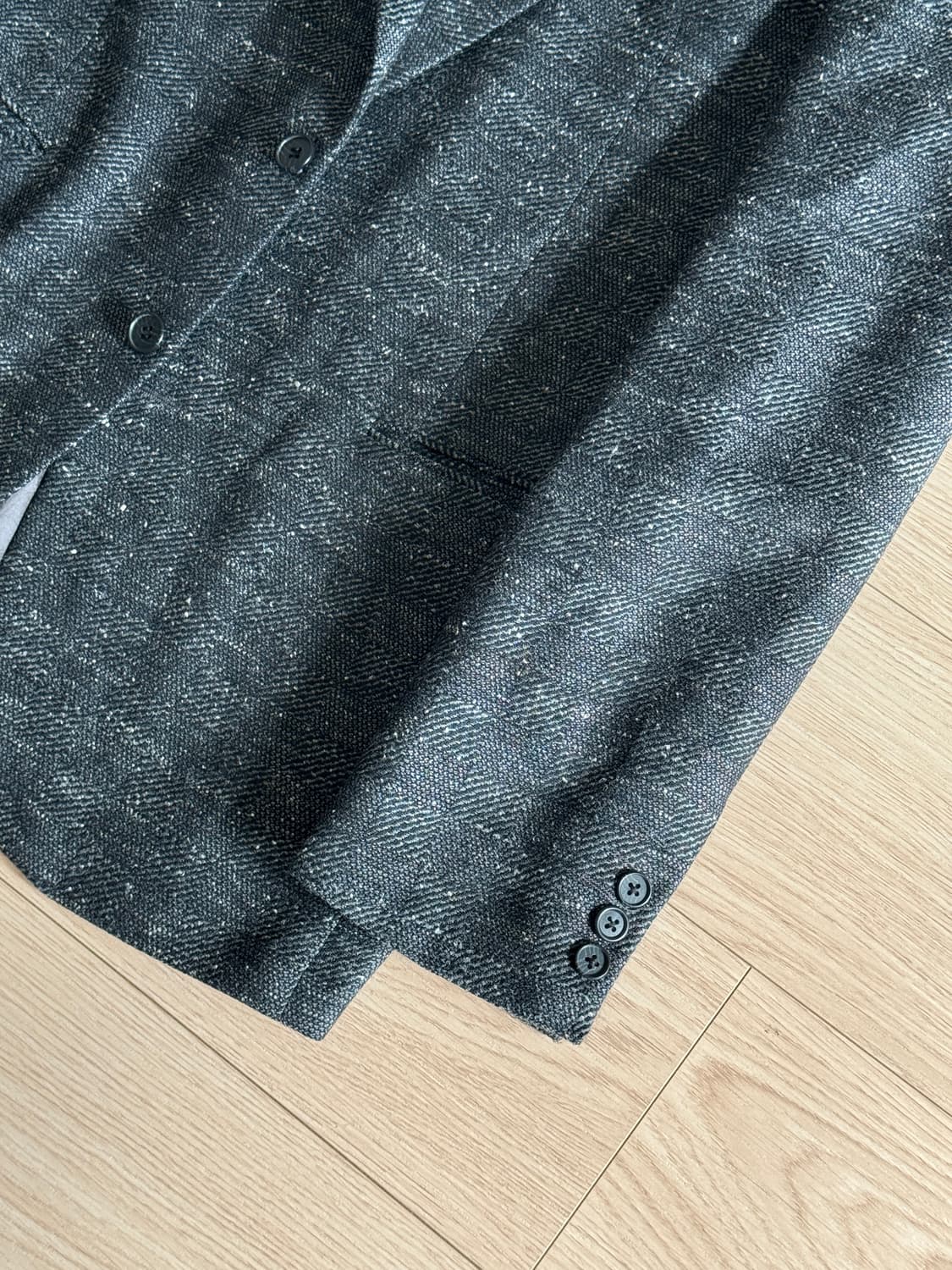 입생로랑 빈티지 트위드 자켓 made in france 상품이미지3