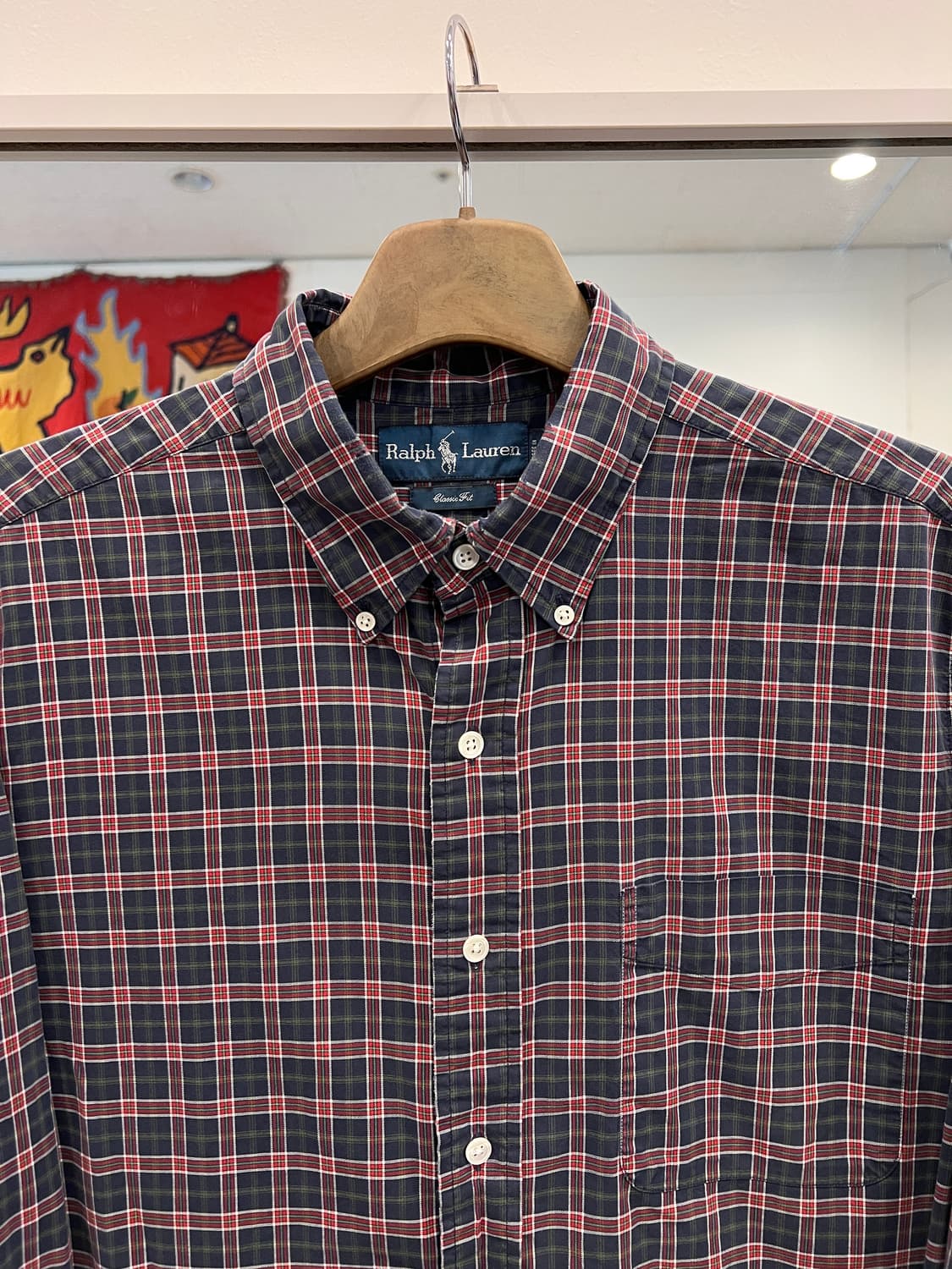 Polo RL 폴로 랄프로렌 CLASSIC FIT 체크 셔츠 상품이미지3