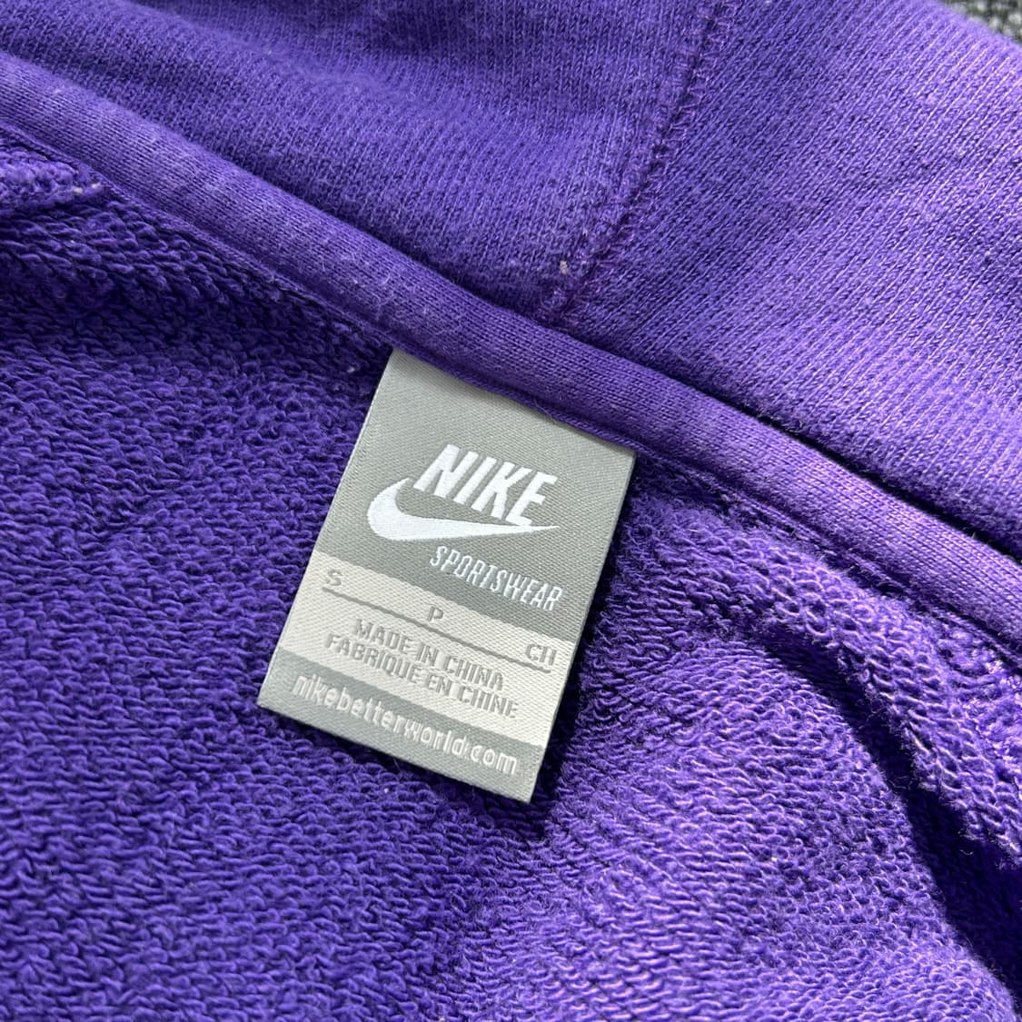 나이키 퍼플 풀오버 후드집업 상품이미지6