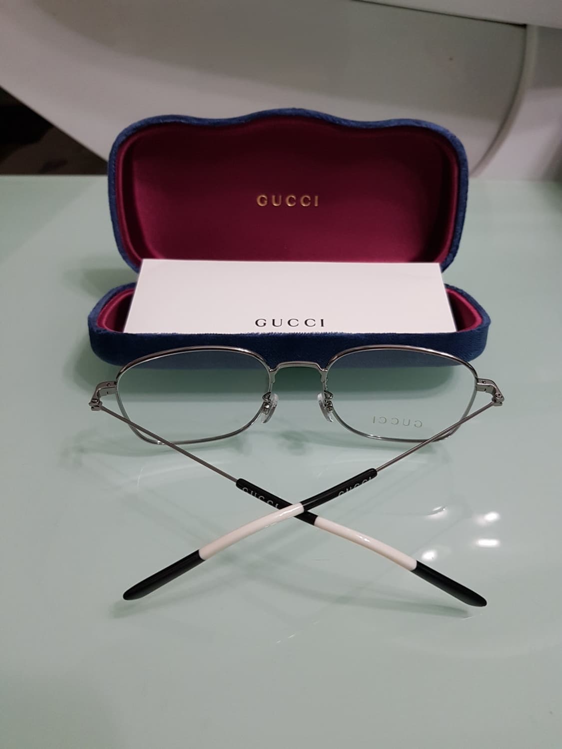 구찌 스퀘어 남녀안경테(극강가벼움)(새상품 풀구성) 상품이미지6