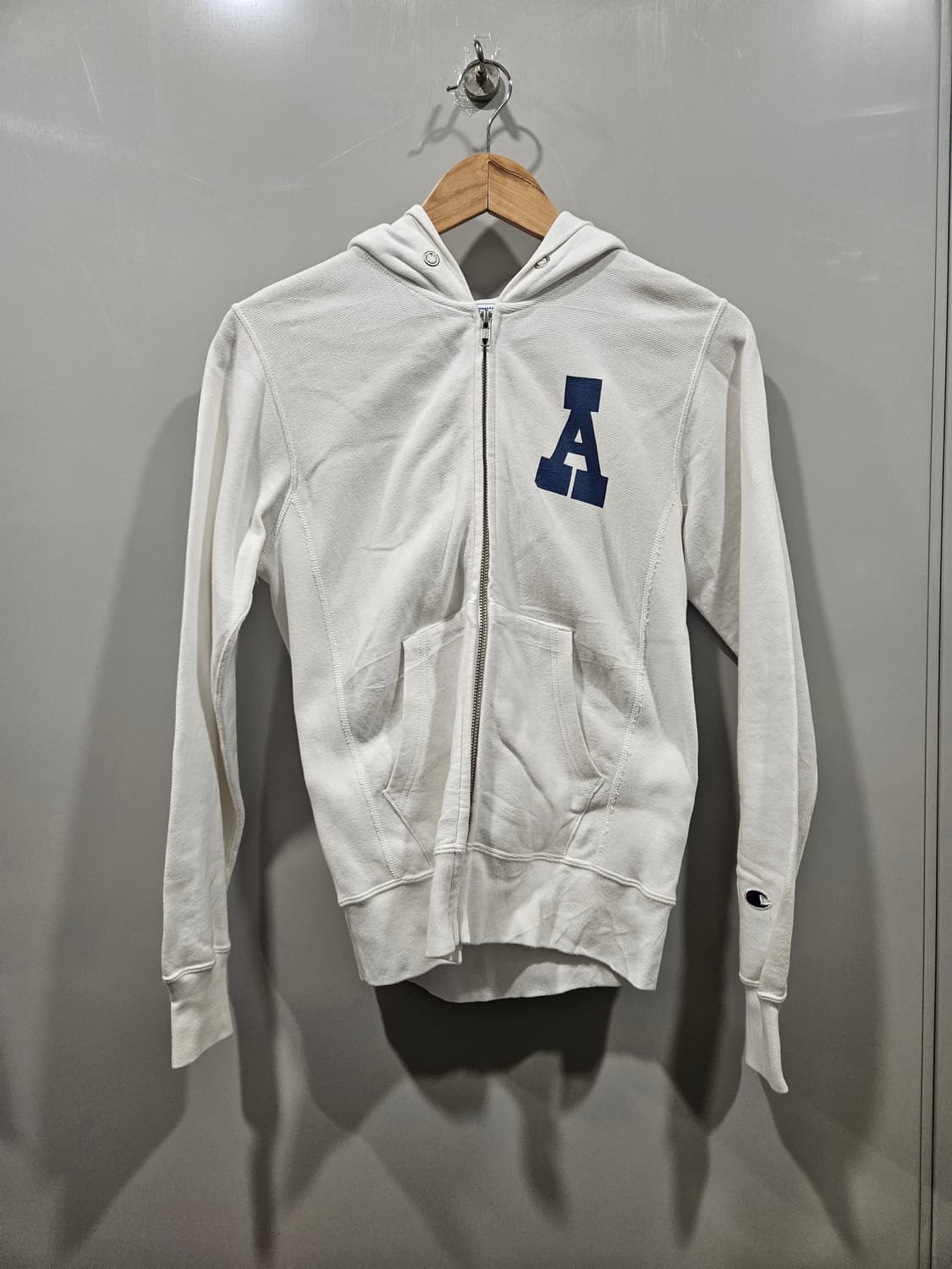 챔피온 리버스 위브 후드집업 흰색 S 상품이미지1