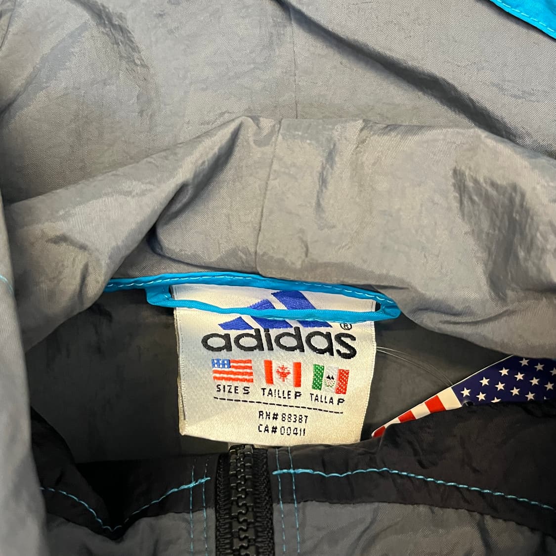 미국 빈티지 아디다스 바람막이 후드 상품이미지9