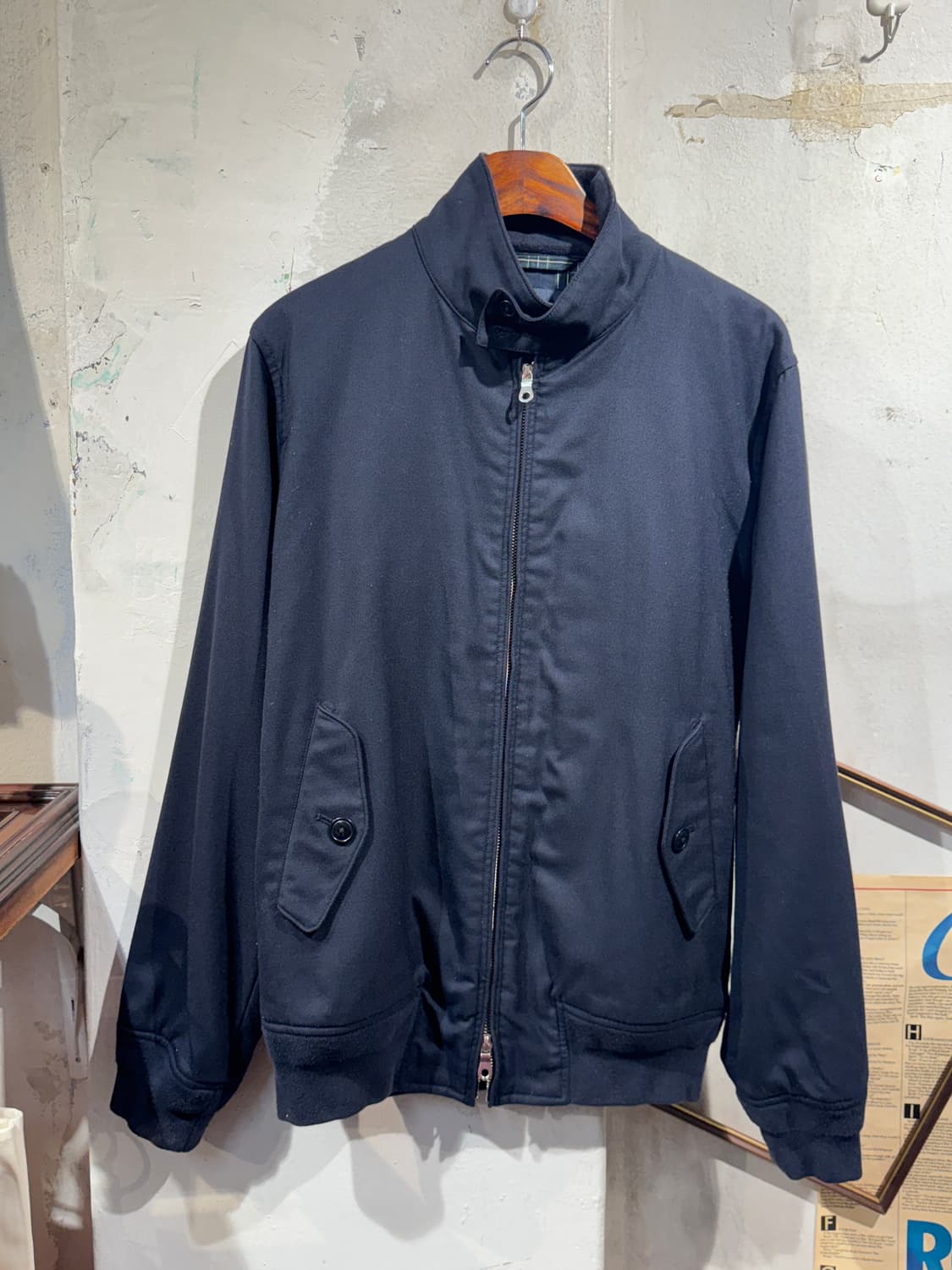 Beams navy bomber jacket 상품이미지1