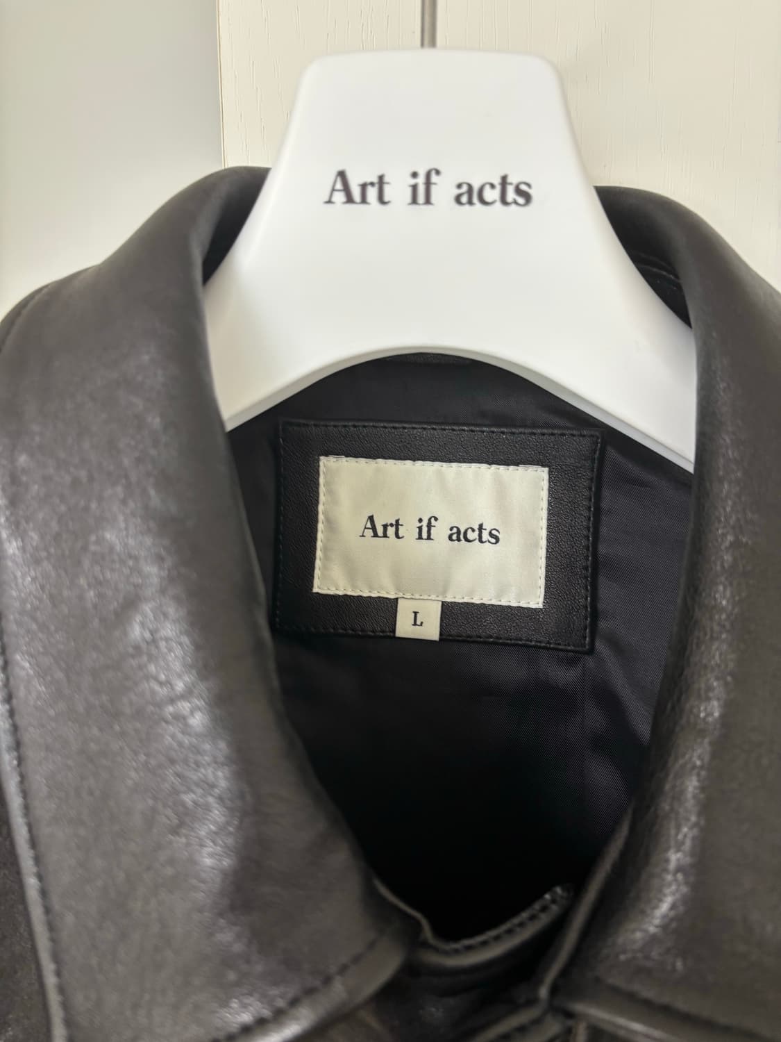 아트이프액츠 레더 카코트 상품이미지4