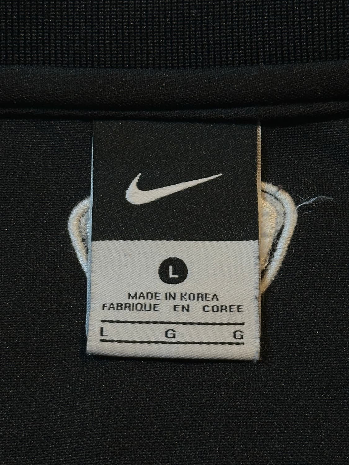 나이키 스우시 배색 트랙탑 져지 블랙 상품이미지6