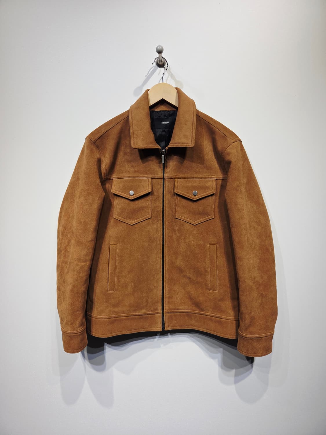 MINAV 미나브 스웨이드 브라운 자켓_L 상품이미지2