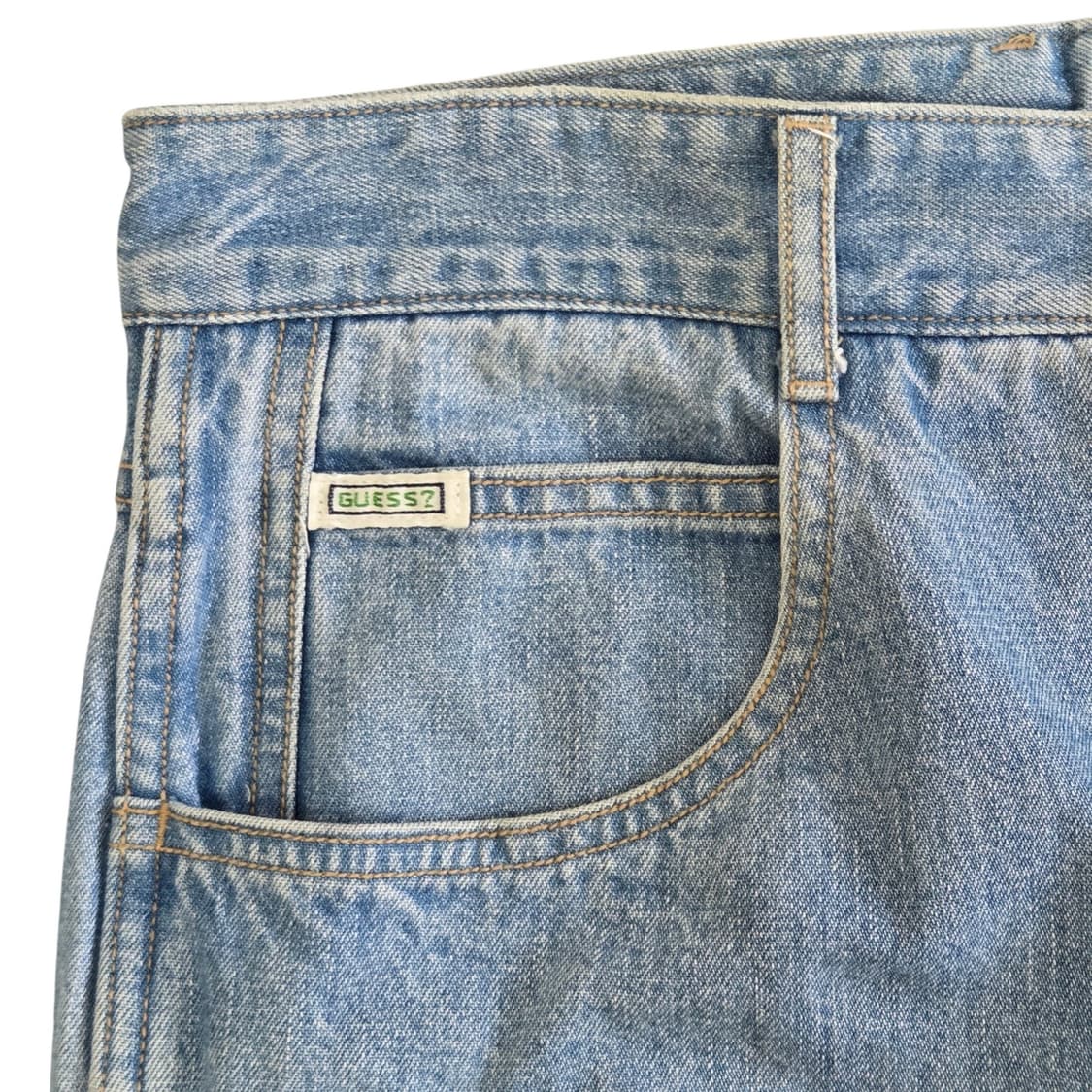 Guess 게스 90s 빈티지 연청 데님 팬츠 
 상품이미지3