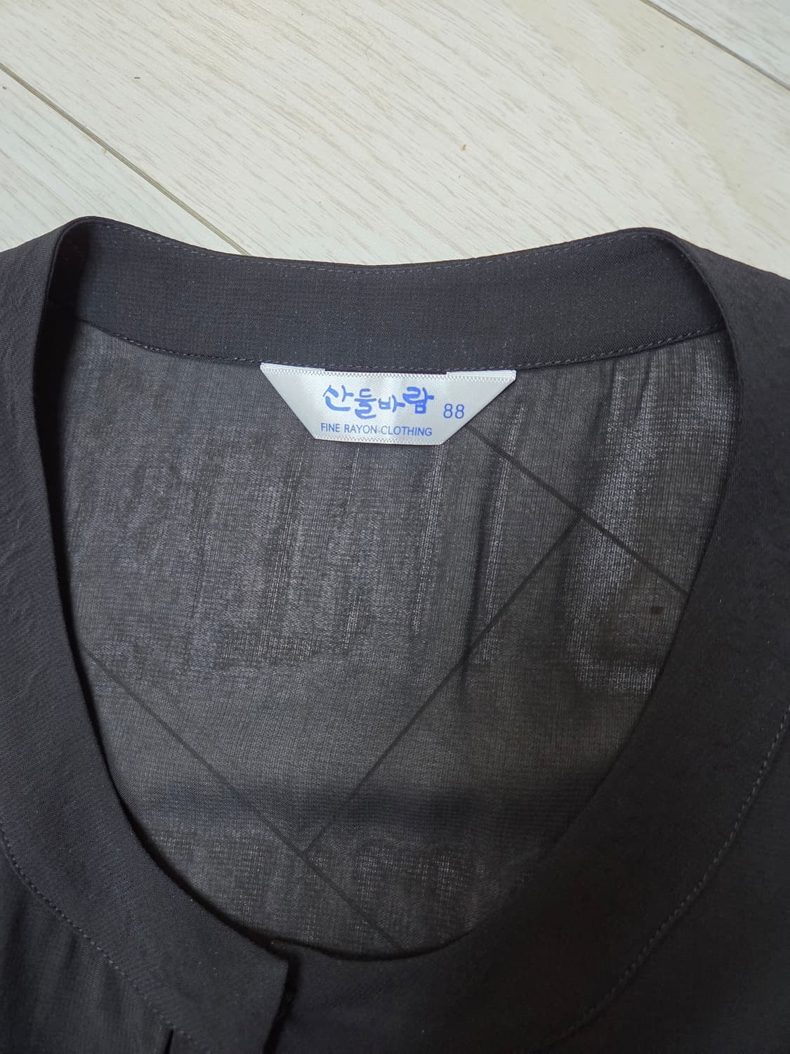 청담동룩 산들바랑  풍기인견 100% 롱 조끼겸 가디건  상품이미지10