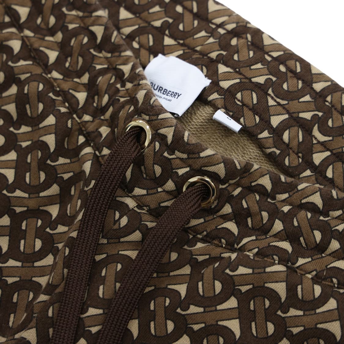 버버리 8018242 TB 모노그램 스트라이프 팬츠 면 브라운  상품이미지2