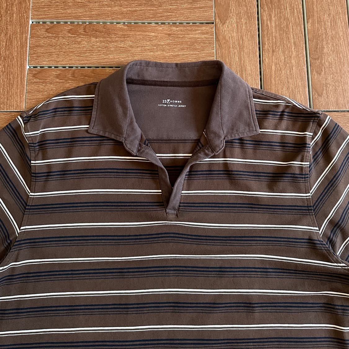 23Homme striped cotton jersey 1/2 tee 상품이미지4