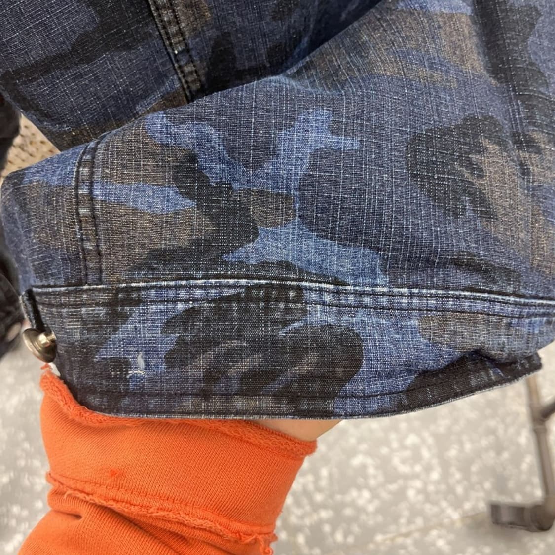 푸부 스트릿 힙합 밀리터리 카모플라주 워크 자켓 100 C08865 상품이미지8