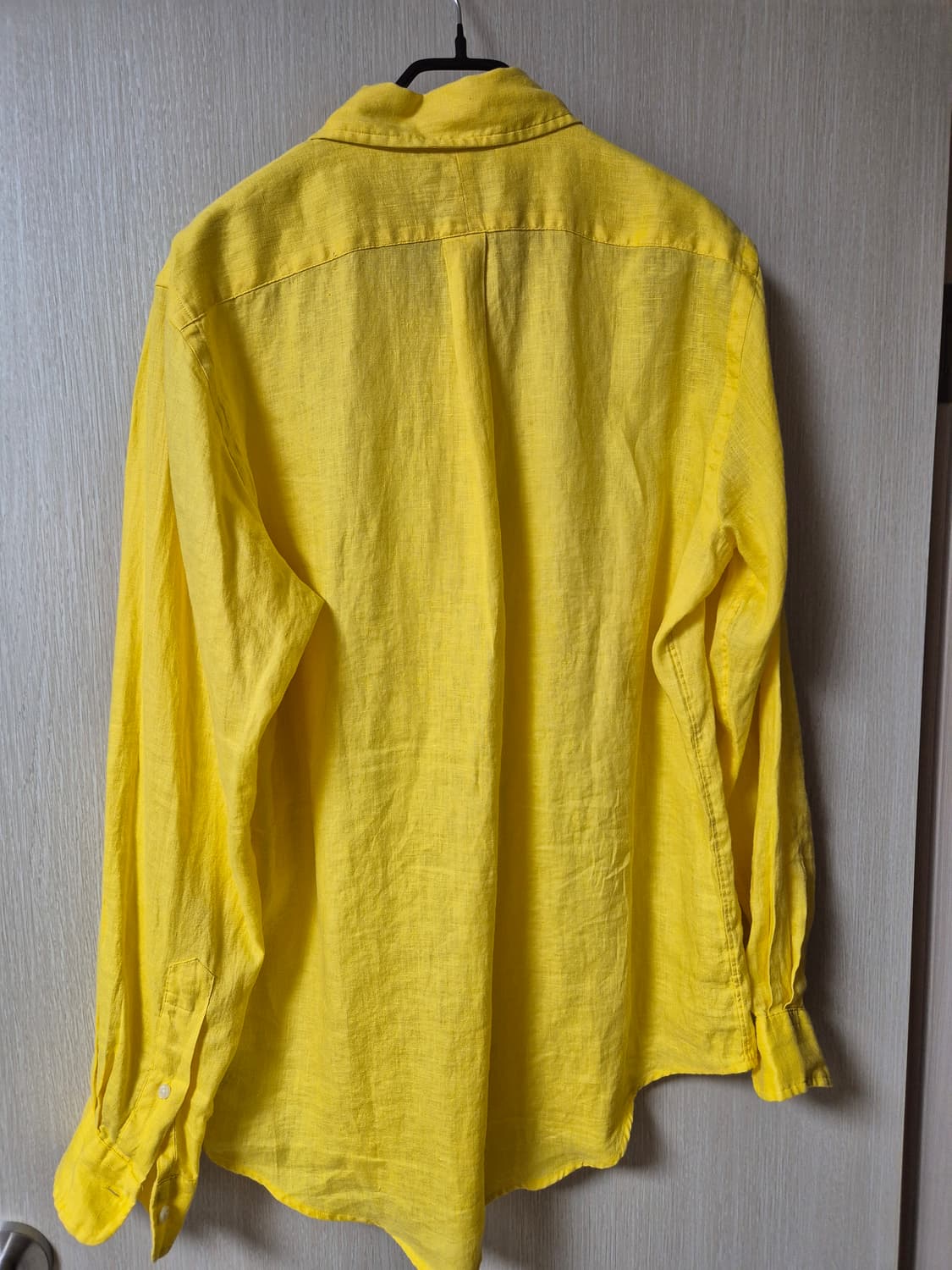 (25년) 폴로 랄프로렌 옐로우 린넨 셔츠 매장정품  M 상품이미지4