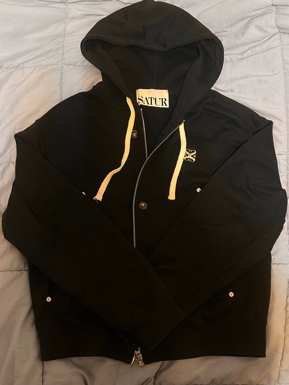 세터 후드집업 네이비 xl 상품이미지1