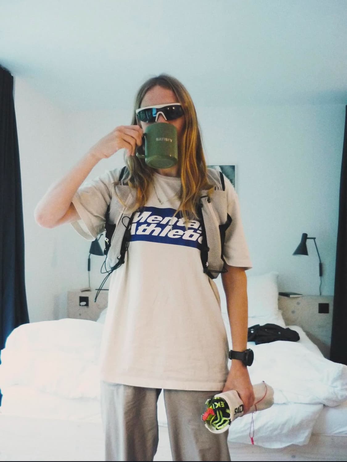 mental athletic 로고티 화이트 상품이미지1