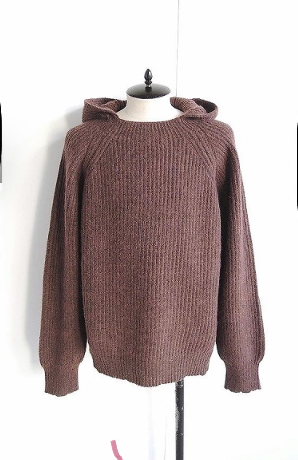 언유즈드 알파카 니트후디 상품이미지6