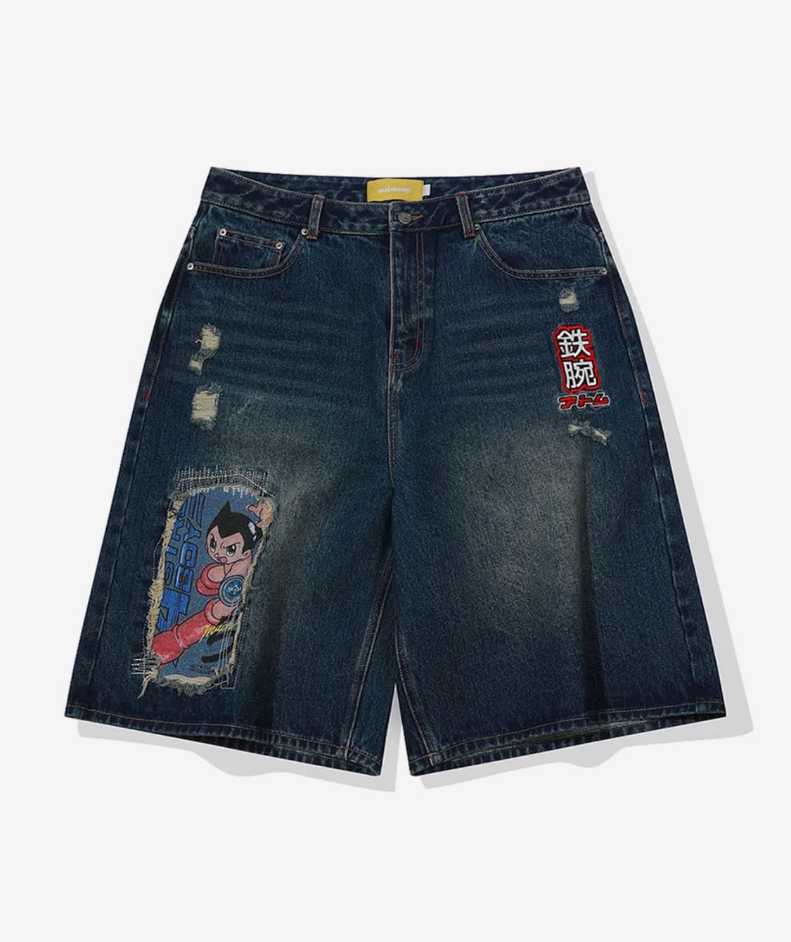 메인부스 [아톰] 마하 5 데님 쇼츠(인디고) 상품이미지1