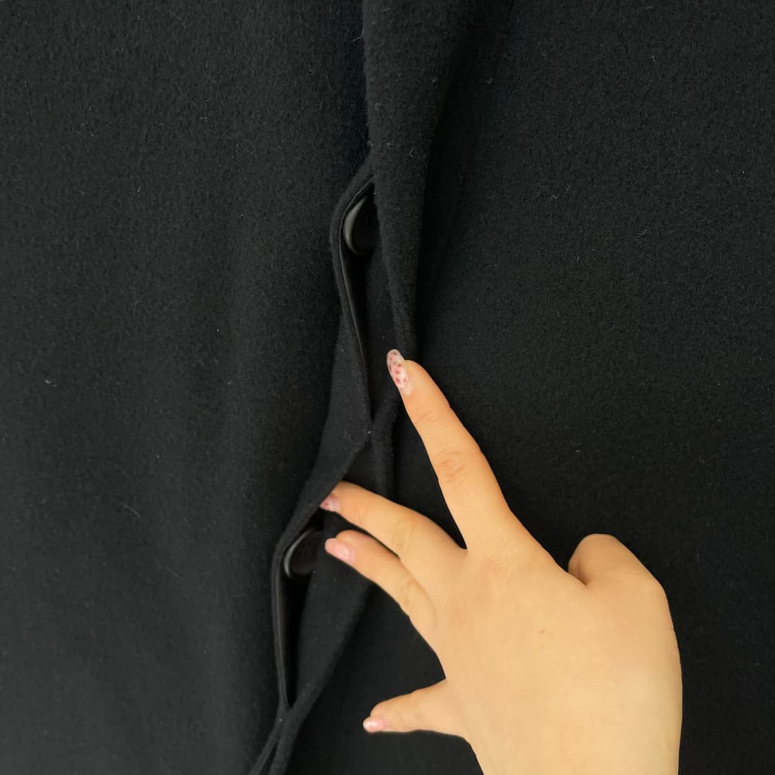 핸드메이드 크리스찬 다니엘 블랙 울 코트 105 상품이미지4