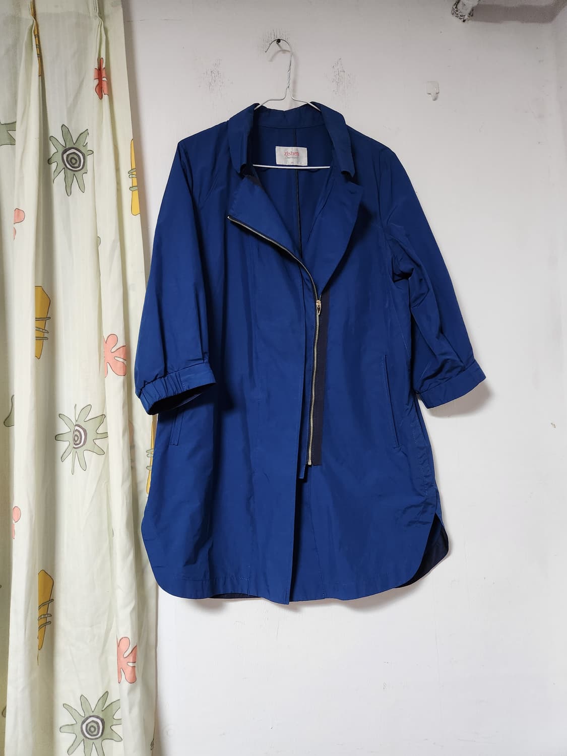 zishen 블루 하프 코트 100 상품이미지1