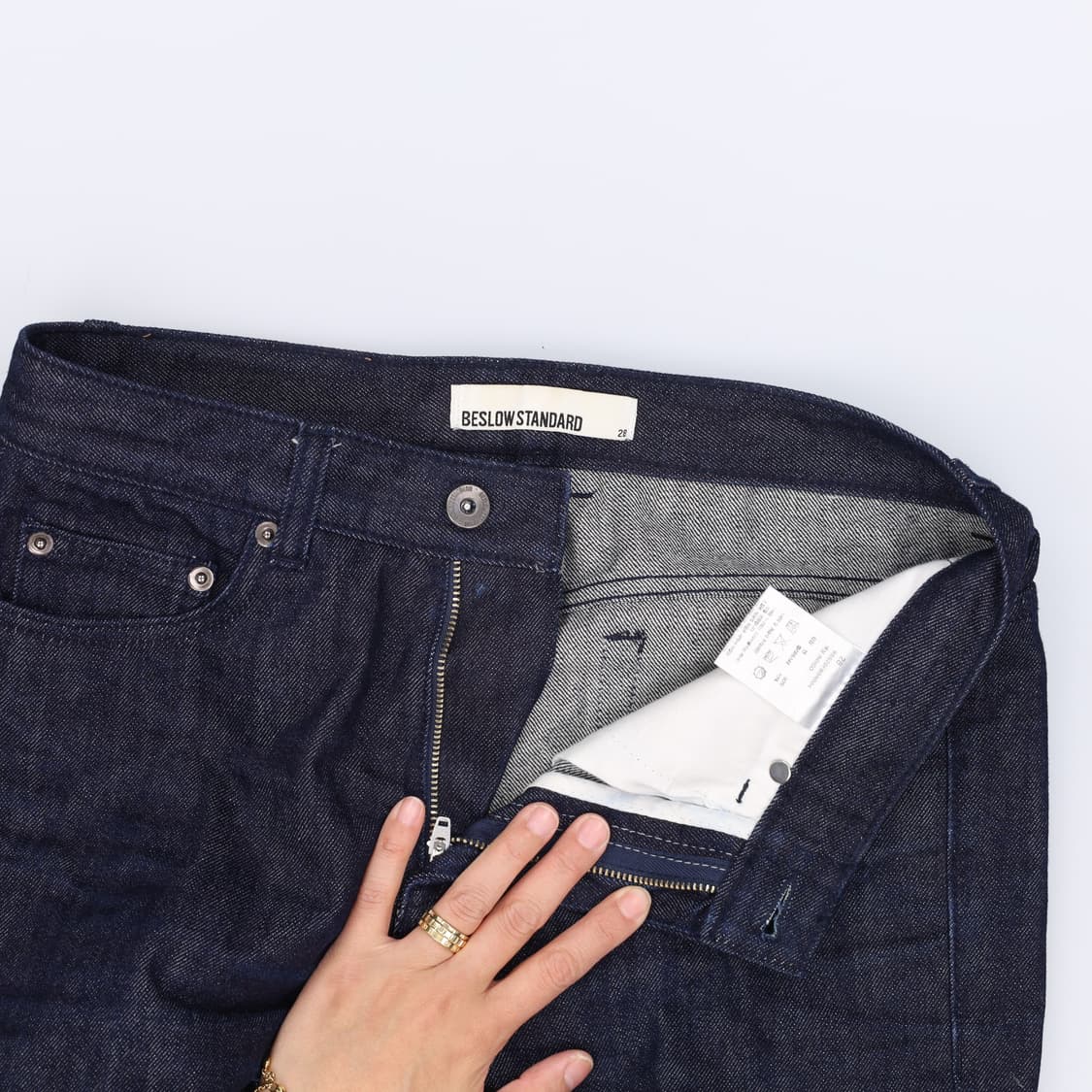 28 비슬로우 와이드 데님팬츠 0331H1 상품이미지4