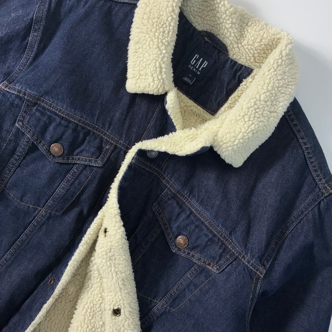 Gap  갭 쉐르파 데님 트러커 자켓 상품이미지4