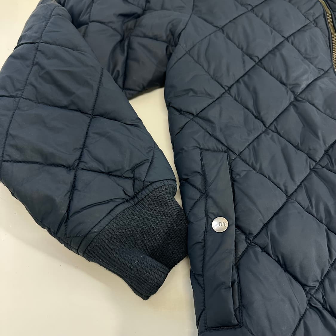 M 타미힐피거 네이비 퀼팅자켓 상품이미지2