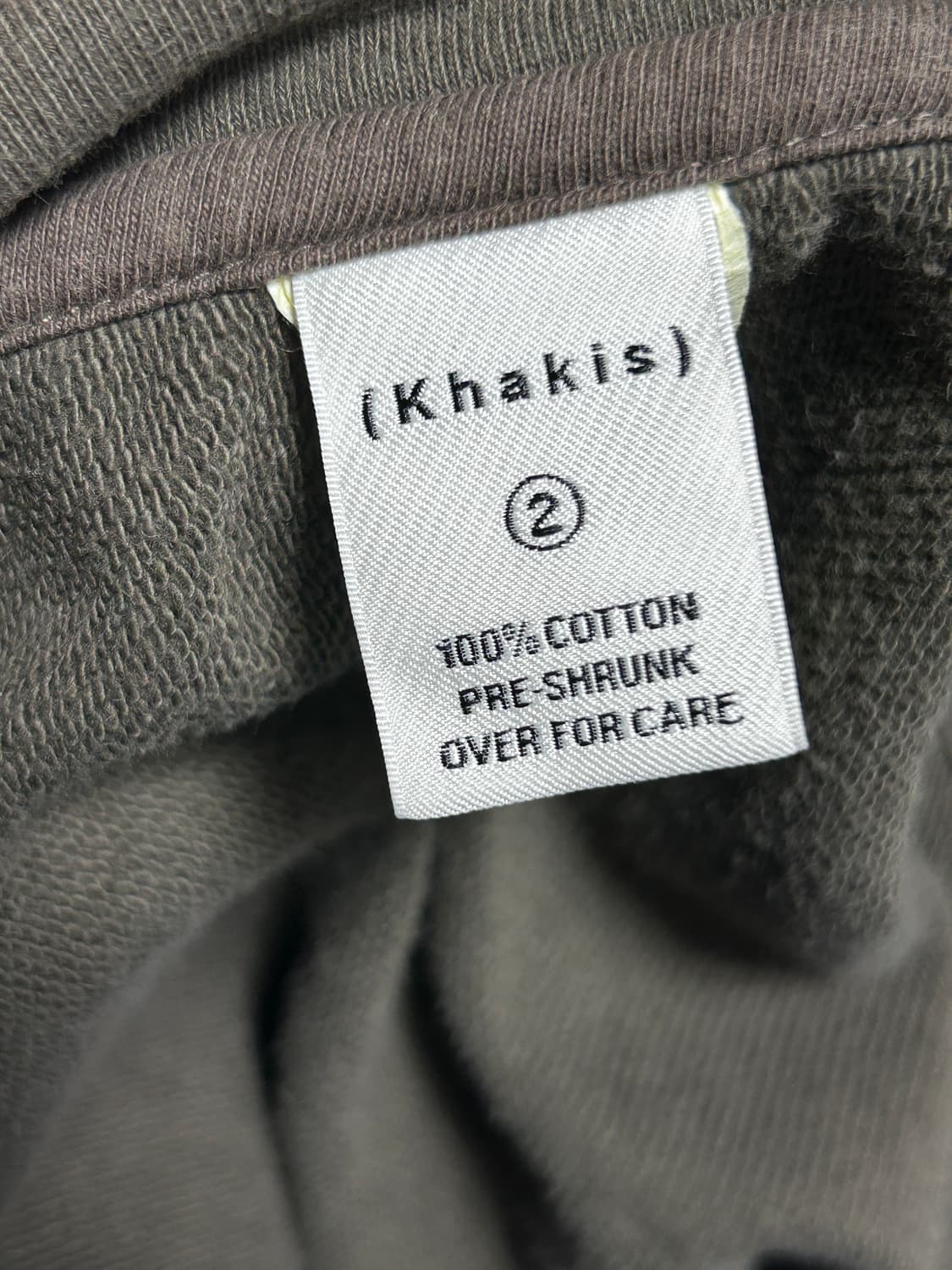 카키스 풀오버 브라운 2사이즈 상품이미지3