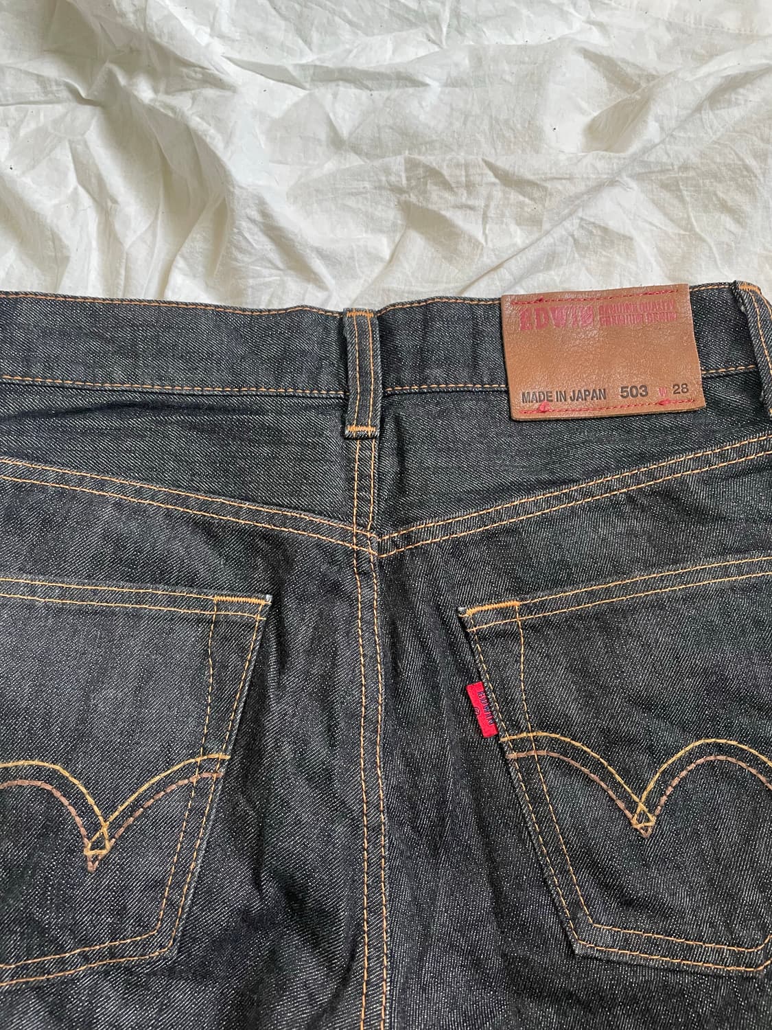 에드윈 503 프리미엄 셀비지 데님 팬츠  상품이미지4