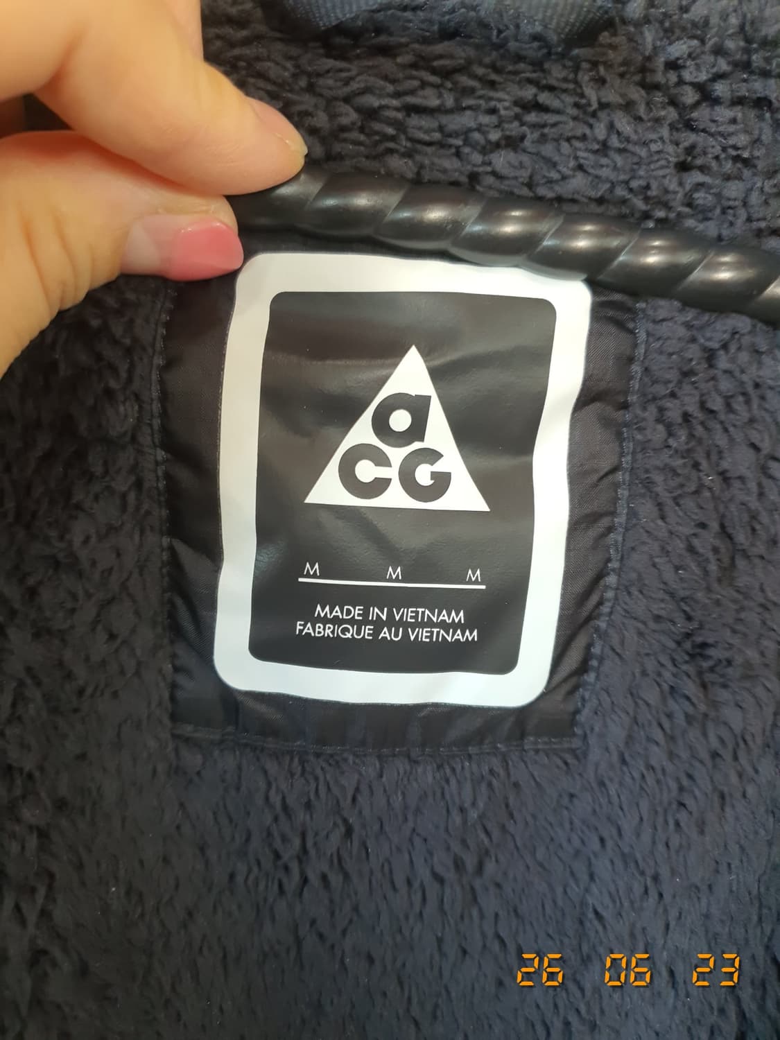 나이키 ACG 검정 안감 기모  자켓 M 블랙 상품이미지4