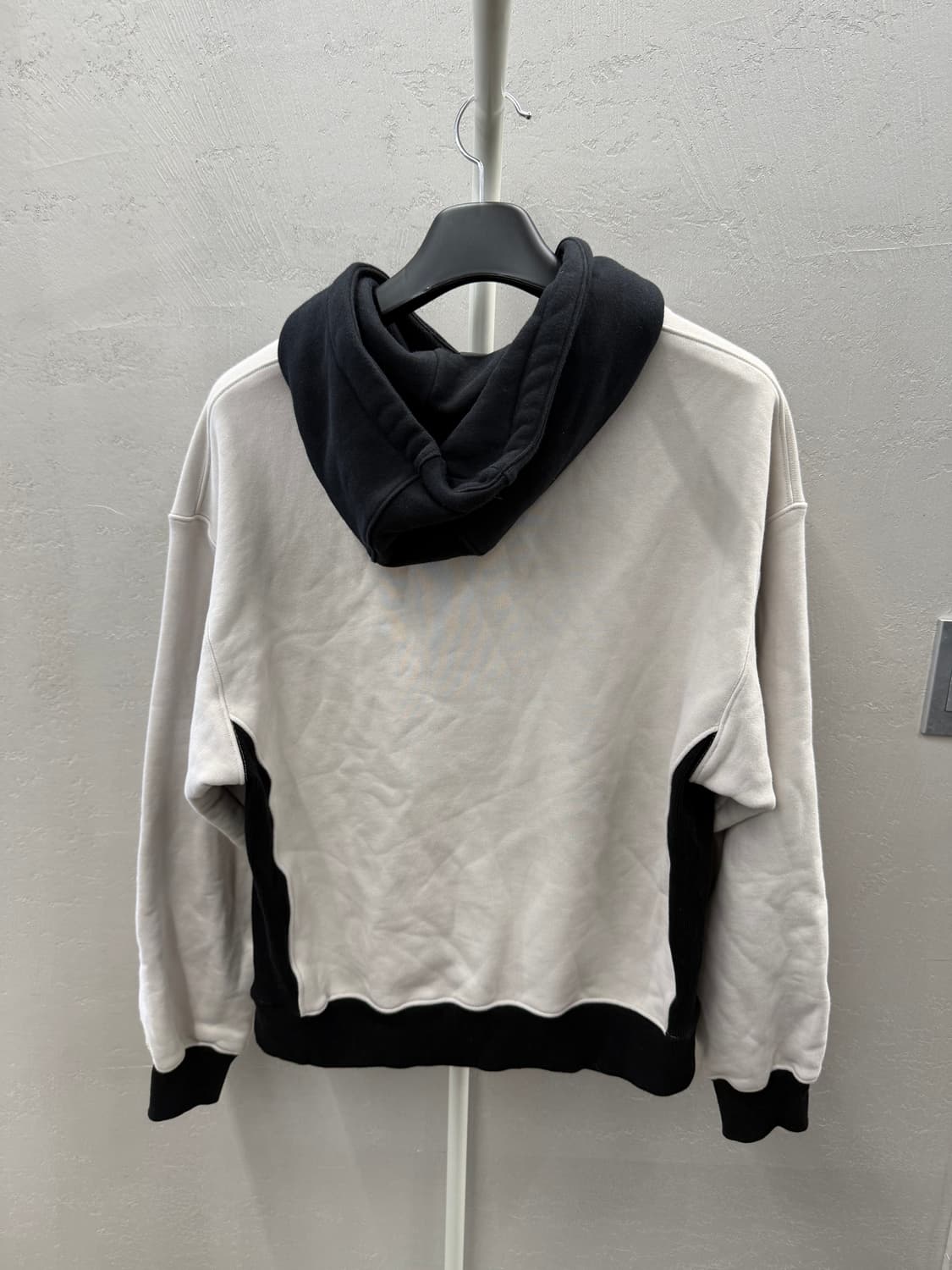 VOLANTE 화이트 블랙 후드티 L 상품이미지5