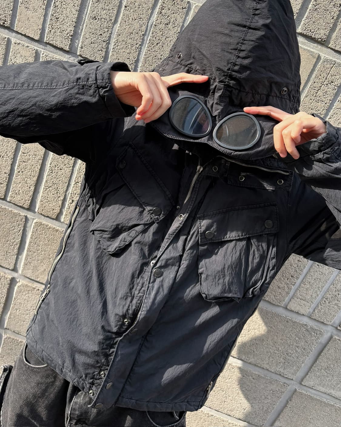 CP 컴퍼니 고글 윈드브레이커 자켓 상품이미지1