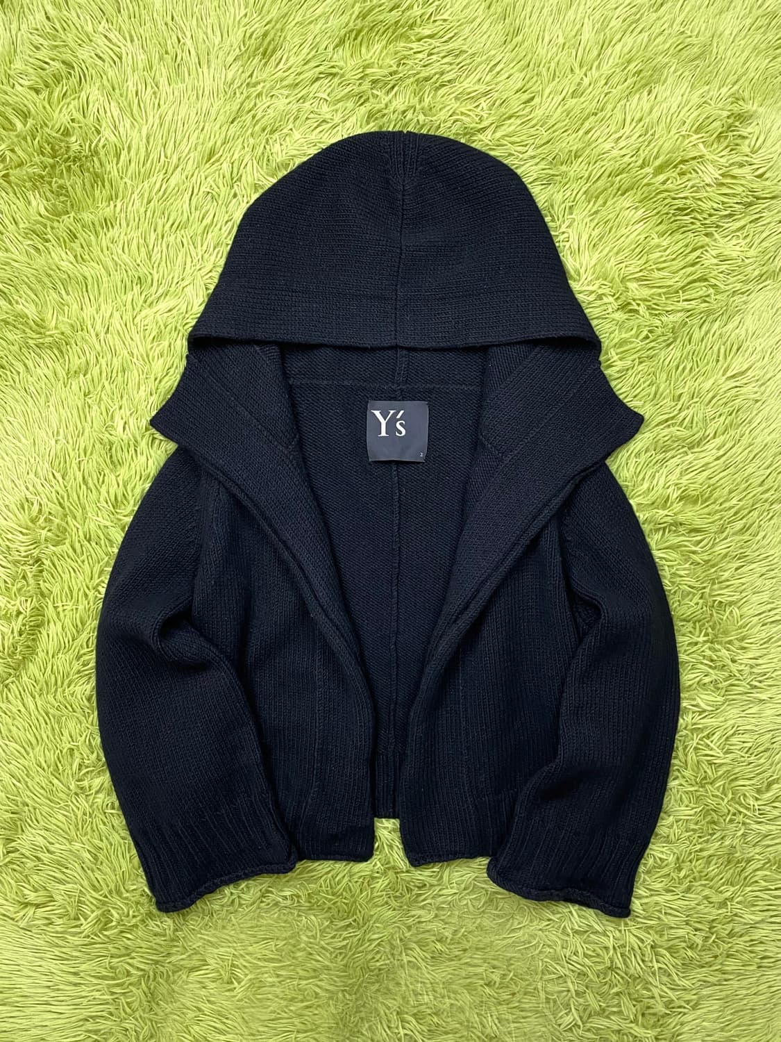 Y’s by 요지 야마모토 빅 후드 울 볼레로 자켓 상품이미지4