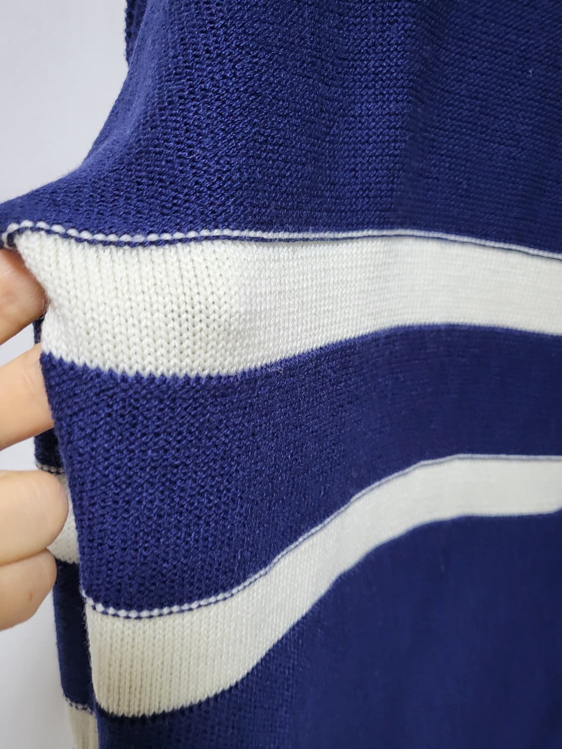 sonia Rykiel 스트라이프 니트 스웨터 네이비 one size 상품이미지7